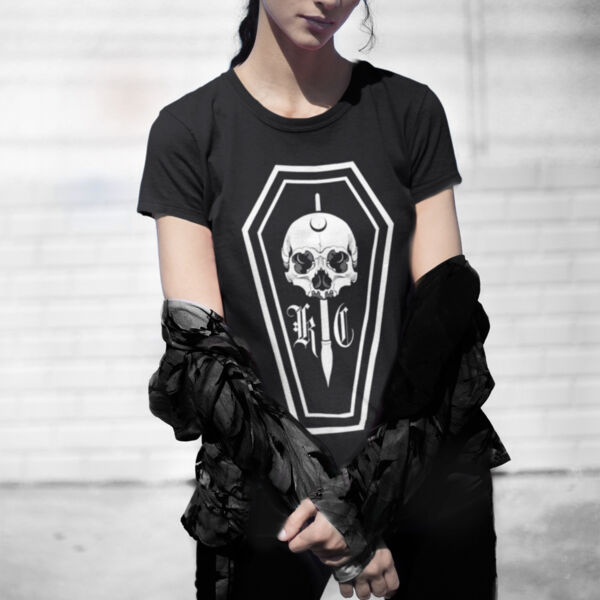 LADIES COFFIN FRONT TEE  Thumbnail