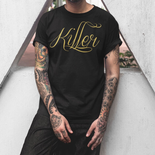 KILLER GOLD COFFIN BACK TEE   Thumbnail